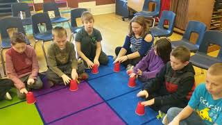 Cup Activity With Nutcracker March