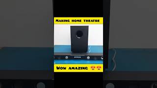making home theatre 🔊😍|| #shorts #project