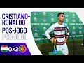 Declarações de Cristiano Ronaldo ( CR7 ) após vitória da Seleção Nacional com a Hungria