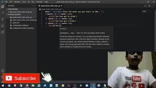How to make a Grade calculator (marks) using python(Project 2)