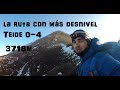 Teide desde la playa del Socorro (0-4) y bajada al Parador Nacional de las Cañadas por Pico Viejo