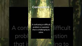 Conundrum