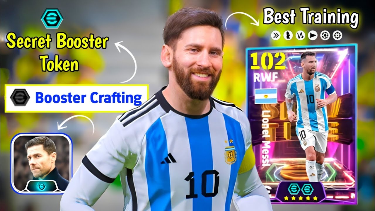 How To Train 102 Rated Free Booster Messi in efootball 2025 |Free ...
