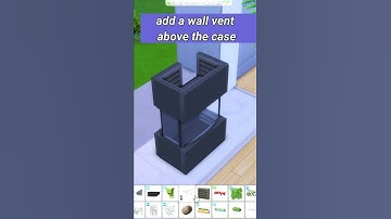 The sims 4 Fireplace tutorial #shorts #short