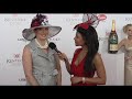 Debra Messing walks the Kentucky Derby Red Carpet