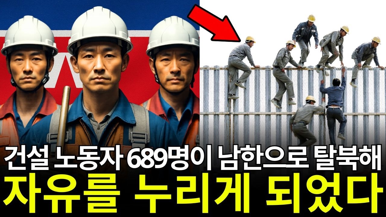 북한 건설 노동자 689명 탈북… 비밀 계획에 국정원 충격 | 탈북감동사연