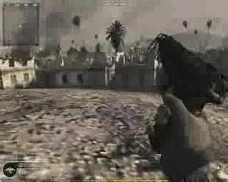 New cod4 glitch dk on roof in Backlot and out of map in ambu