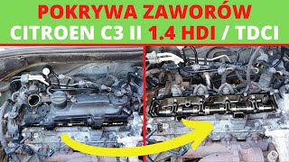 Replacing the valve cover gasket / intake manifold / breather 1.4 HDI  Citroen C3 II 2010 8HZ