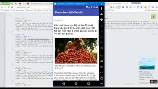 Parse Json sử dụng thư viện Retrofit (Android parse json with retrofit example)