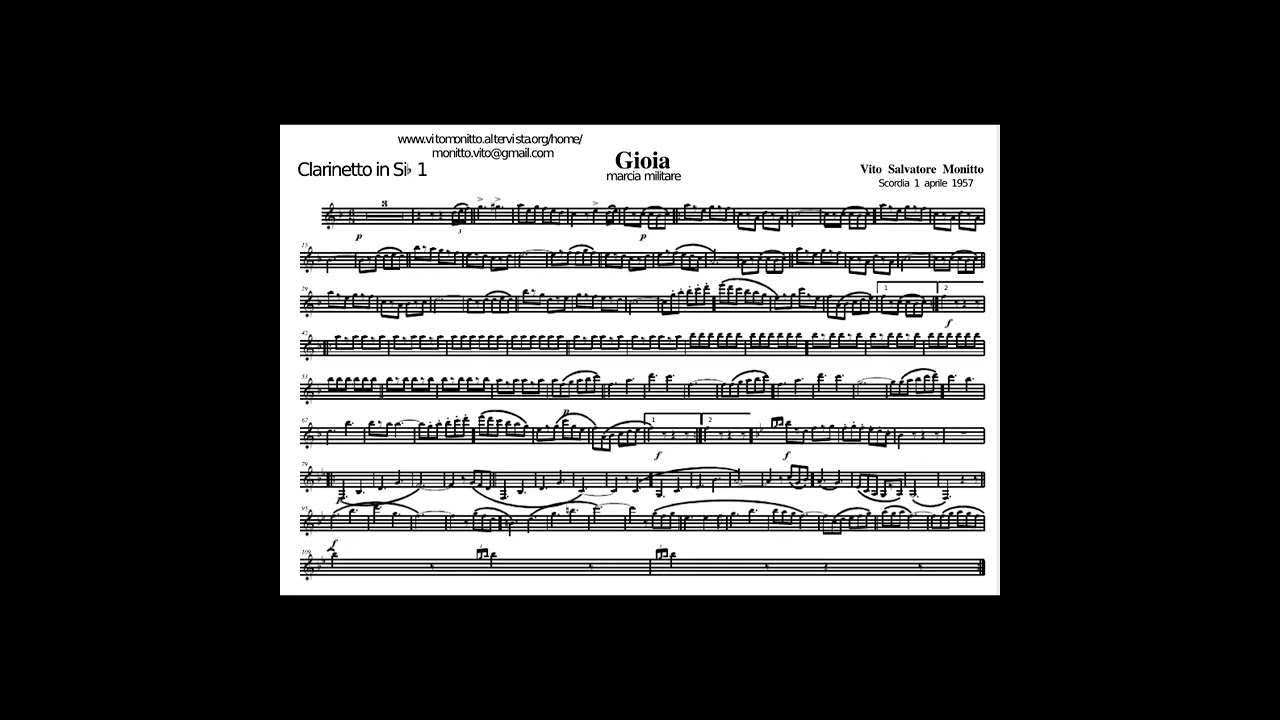 Gioia - Vito Salvatore Monitto (Marcia militare)