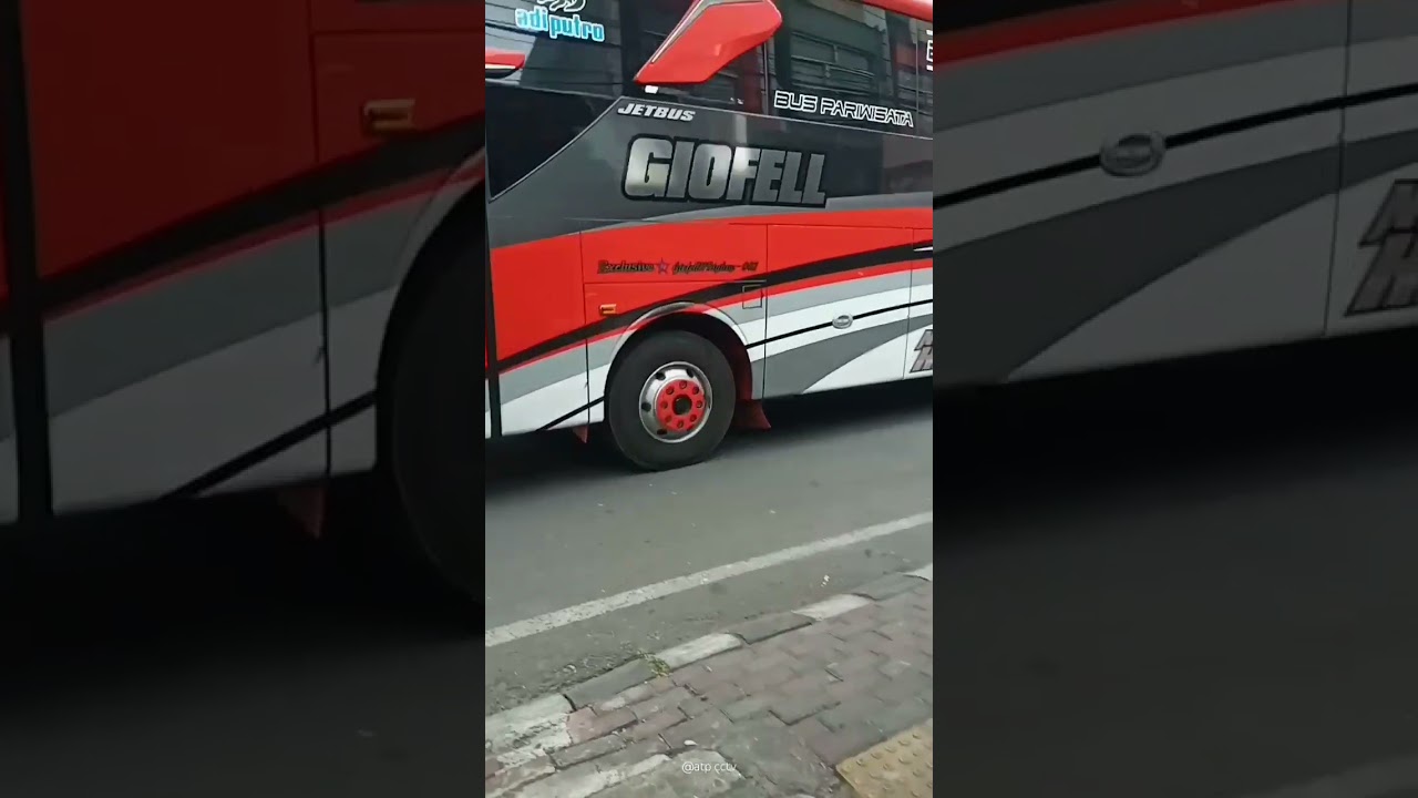 klakson menyapa sopir ramah bus Giofell