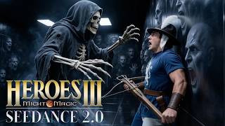 Seedance2.0 | All Units War in 3 mins | Castle vs Necropolis #homm3  #weaistudio #seedance2 screenshot 2