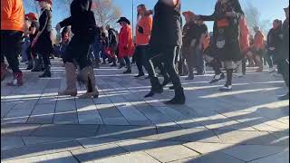 The Hoedown Performance At The Kelpies Flash Mob With Maggies Line Dancers Nov 2025