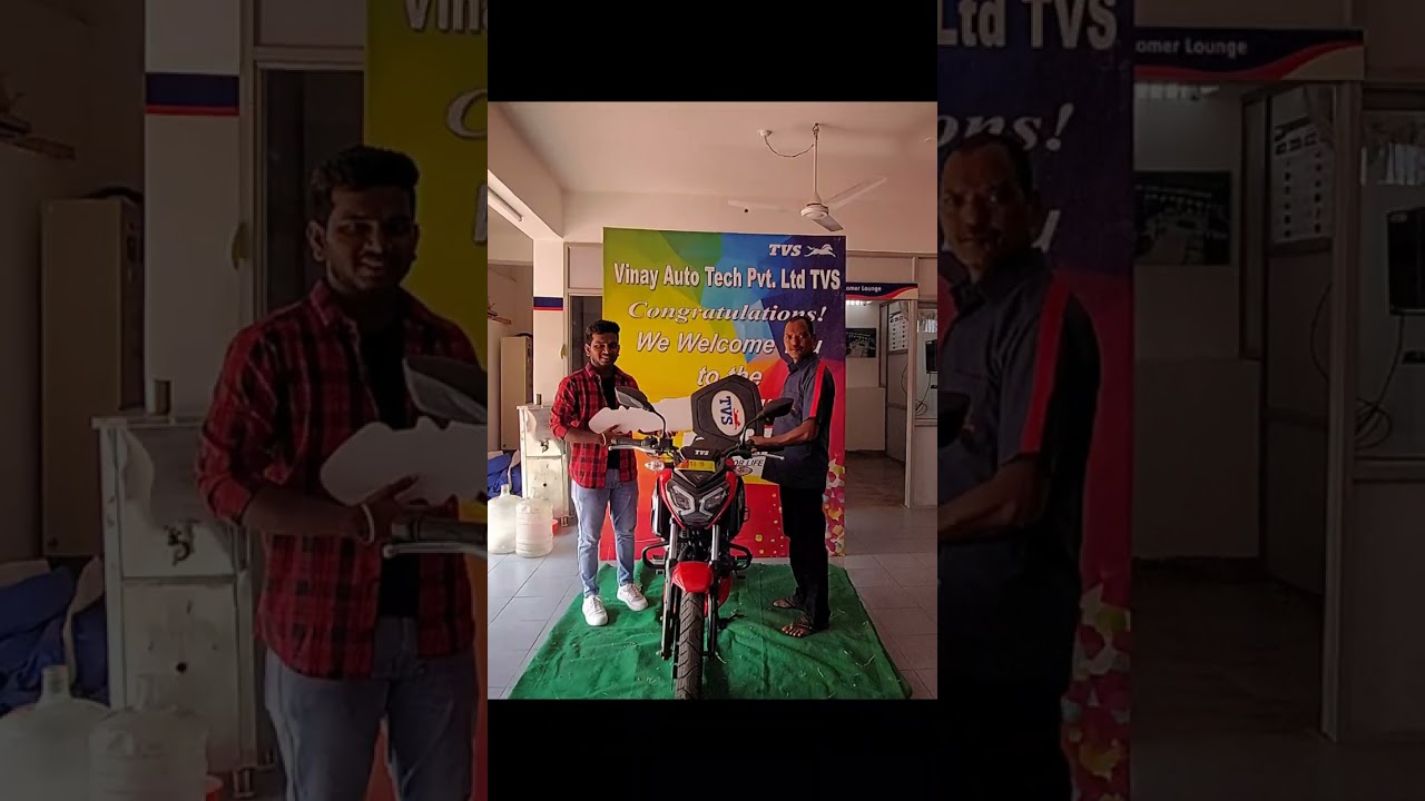 Delivery of my new bike Tvs raider 😎 