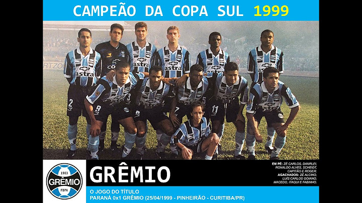 Paraná Clube 0 x 1 Grêmio   Final Copa Sul 1999 (JOGO COMPLETO)