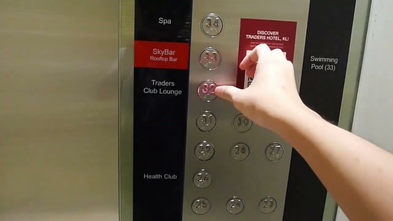 Schindler high-speed Lifts at Traders Hotel Kuala Lumpur (Guest Rooms side)