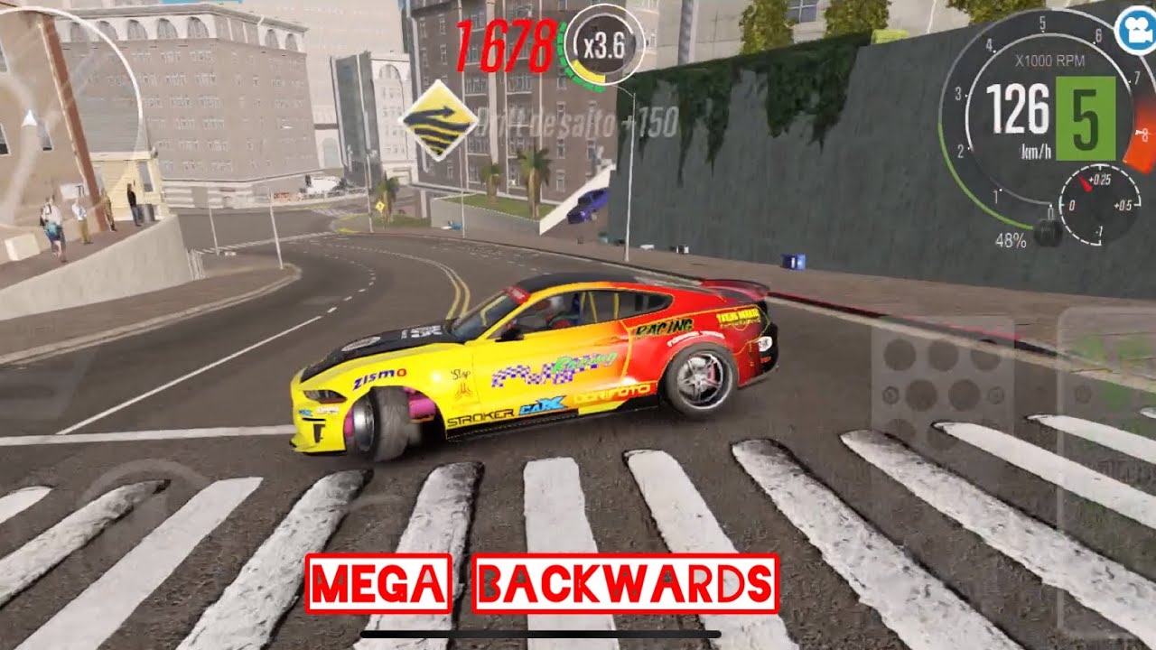 MEGA BACKWARDS EN PACIFIC HILLS // CAR X DRIFT RACING 2 MOBILE. - YouTube