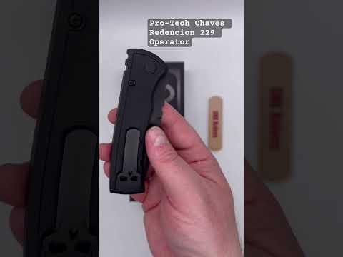 CHAVES KNIVES & PROTECH 229 REDENCION AUTOMATIC OPERATOR KEY TEXTURED ALUMINUM 3.3