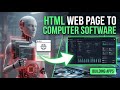 How to convert HTML Web page to Computer software || Sinhala | SyberHack | pc tip