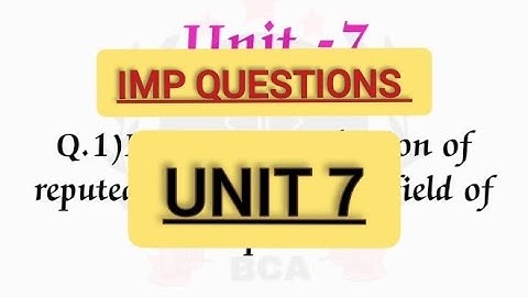 computer fundamentals organization important questions || unit 7