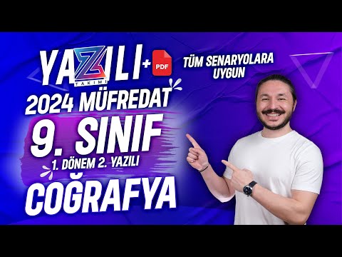 9.SINIF COĞRAFYA 1.DÖNEM 2.YAZILI SINAVI 🔴 2 ÖRNEK