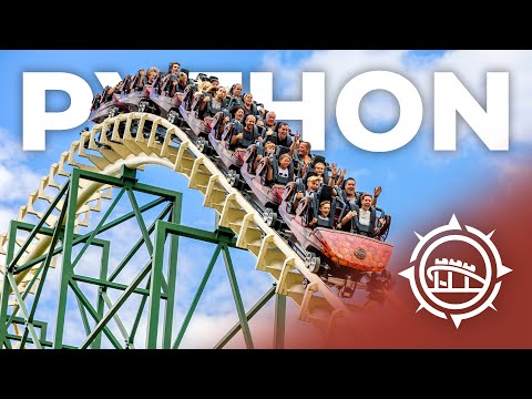 🇳🇱 EFTELING: Python | Attraction Walkthrough 4K