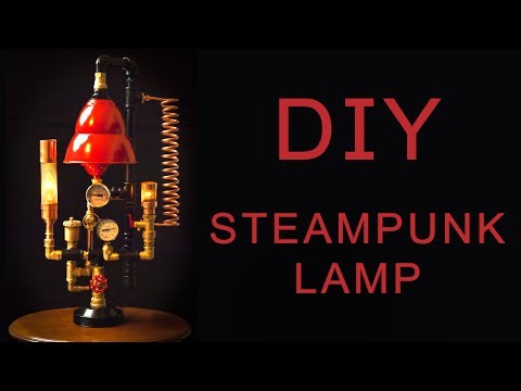 Steampunk DIY Industrial Pipe Lamp #6