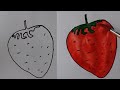 Strawberry drawing for kida barnabodha odiabarnamala odiaodia rhymespilanka gitaanganawadi song