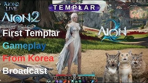 Aion 2  (Korean) | First REAL AMAZING gameplay of the Templar skills