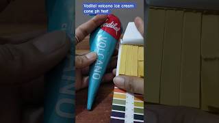Vadilal volcano chocolate icecream cone ph test of cone #icecream #phlevel #vadilal #volcano #cone