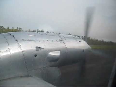 Air North Yukon HS-748 flight
