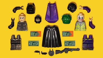 LEGO Batman: The Dark Knight & The Joker (Burning The Money) | Unofficial Minifigure | DC