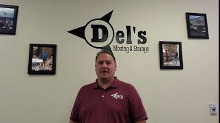 Del's Moving & Storage professional moving company in Tinley Park, Illinois