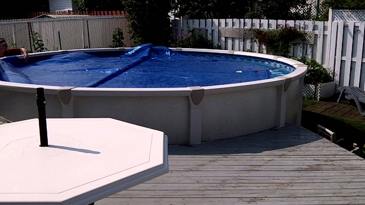 Rouleau Invisible Pour Toile Solaire De Piscine Enrouleur Bâche à