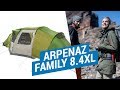 Большие палатки ARPENAZ FAMILY 8.4XL от Decathlon (Семейный отдых для 8 человек) | Декатлон