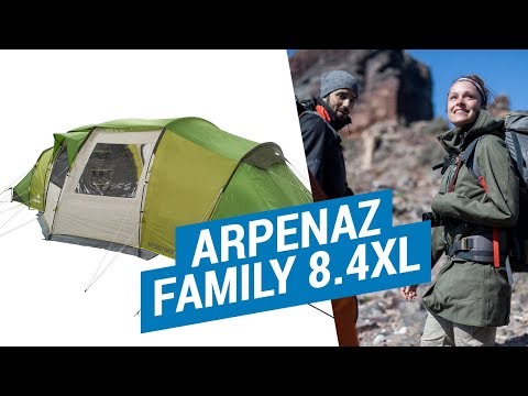 Декатлон.Палатки Семейные.ARPENAZ FAMILY 8.4XL