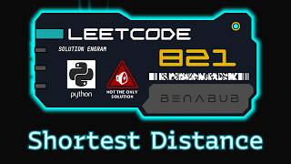 Shortest Distance to a Character — LeetCode #821 | Python Algorithm Visualization