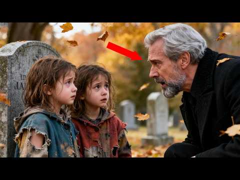 Billionaire Finds Twin Girls Praying at His Son’s Grave—Then Learns the Heartbreaking Truth...