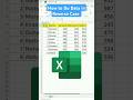 How to Do Data in Reverse Case 🔥||Advance Excel😎||#shorts #excel #exceltips #tricks #computer