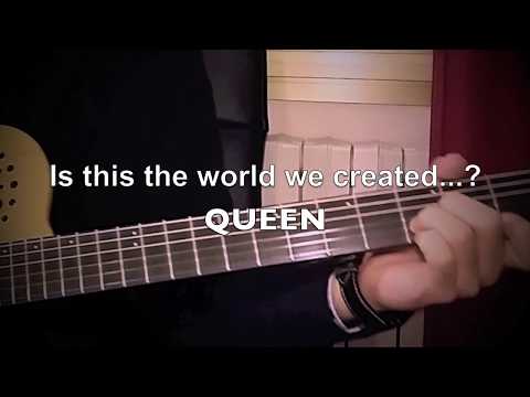 Is This The World We Created Queen Guitar Cover