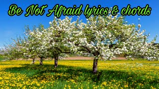 Be Not Afraid lyrics and chords @magnifyinsinging