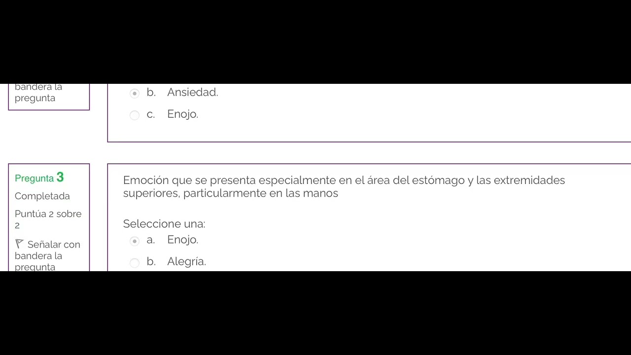 Cuestionario socioemocional - Semana 1 Módulo 3 Prepa en Línea - sep