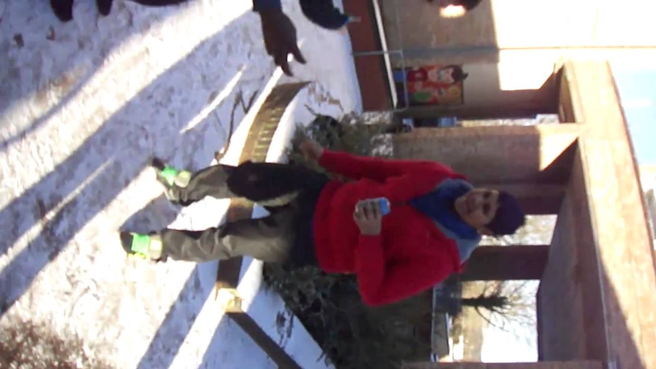 Black Man slips on Ice YouTube