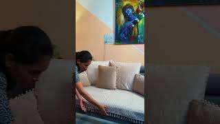 Quilted velvet sofa cover protector #homedecor #decoration #sofacover