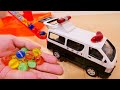 Marble Run Race ASMR 〇 Police Car & HABA Wave Super Long Slope