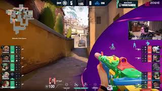 SHROUD REACTS TO CLOUD 9 BLUE VS ENVY - Challengers NA Playoffs (MAP 2, ASCENT)