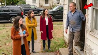 Biedny samotny ojciec adoptuje trzy dziewczynki — 15 lat później ich powrót szokuje całe miasteczko