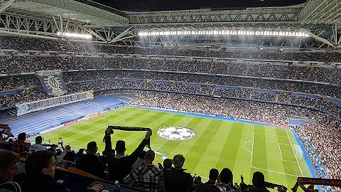 El Bernabéu canta a capela Hala Madrid y nada más | Real Madrid 1:0 FC Liverpool | Champions League