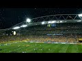 Australia qualifies for the 2018 FIFA World Cup and 80'000 fans sing 'Down Under' in celebration!