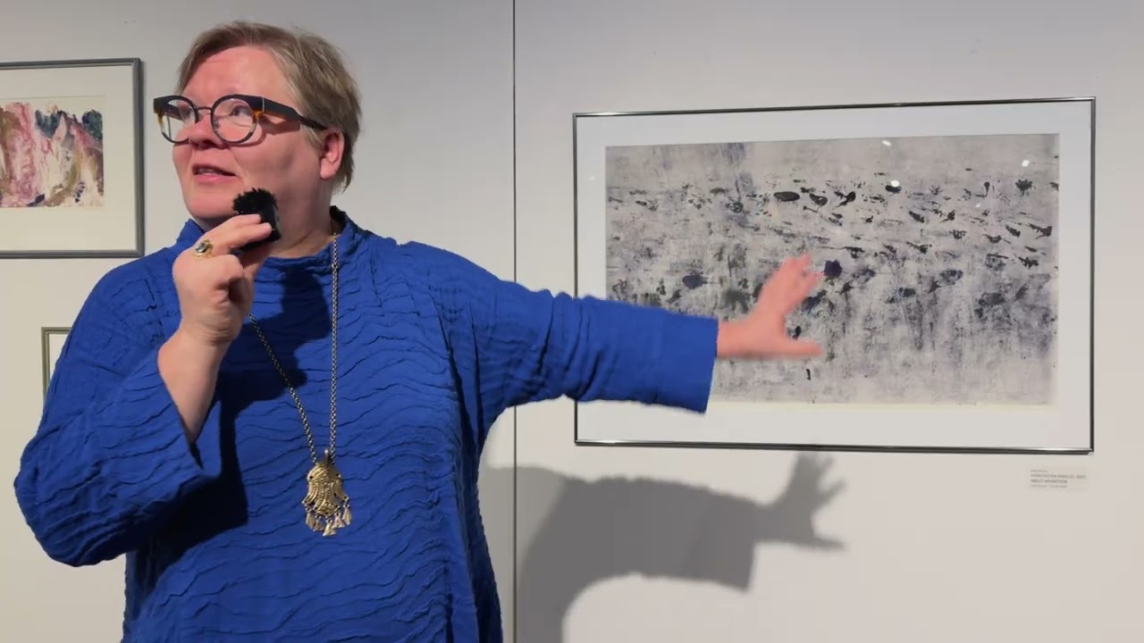 Ulla Remes, Timo Tolonen, Jenni Turunen ja Jarmo Husso taidemuseo Eemilissä Lapinlahdella